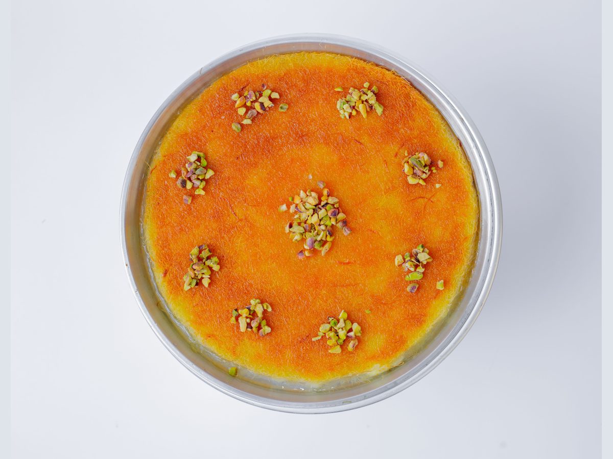 Rough Kunafa with Cheese Tray